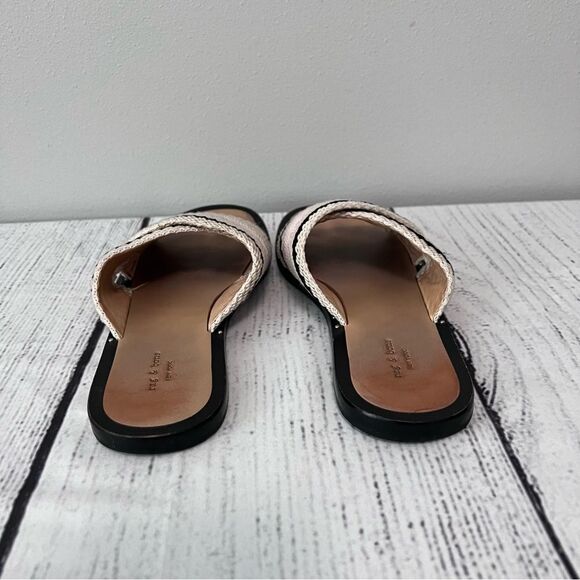 Rag & Bone Keaton Slip On Slides in Pink Combo Size 5.5 - Picture 6 of 9